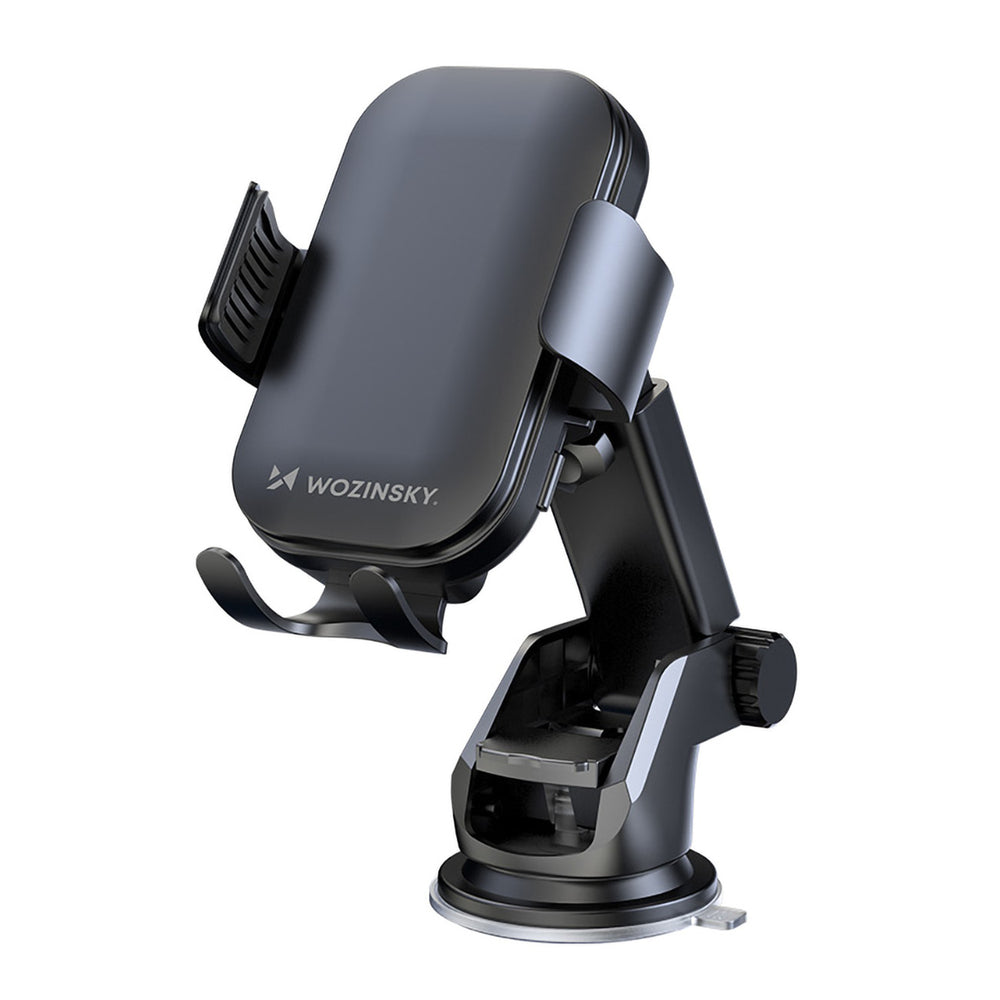 Wozinsky WUMID Car Dashboard Phone Holder with 15W Inductive Charger - Black - OUTLET_0