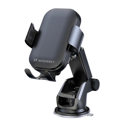 Wozinsky WUMID Car Dashboard Phone Holder with 15W Inductive Charger - Black - OUTLET_0