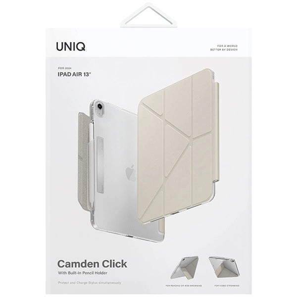 Uniq Camden Click case for iPad Air 13" 2024 - beige_9