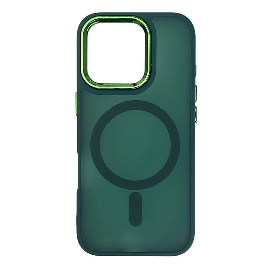 Magnetic Collection MagSafe iPhone 16 Pro Case - Dark Green_0
