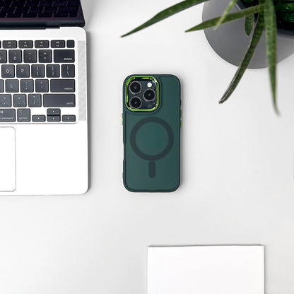 Magnetic Collection MagSafe iPhone 16 Pro Case - Dark Green_6
