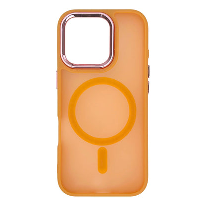 Magnetic Collection MagSafe iPhone 16 Pro Case - Orange_0
