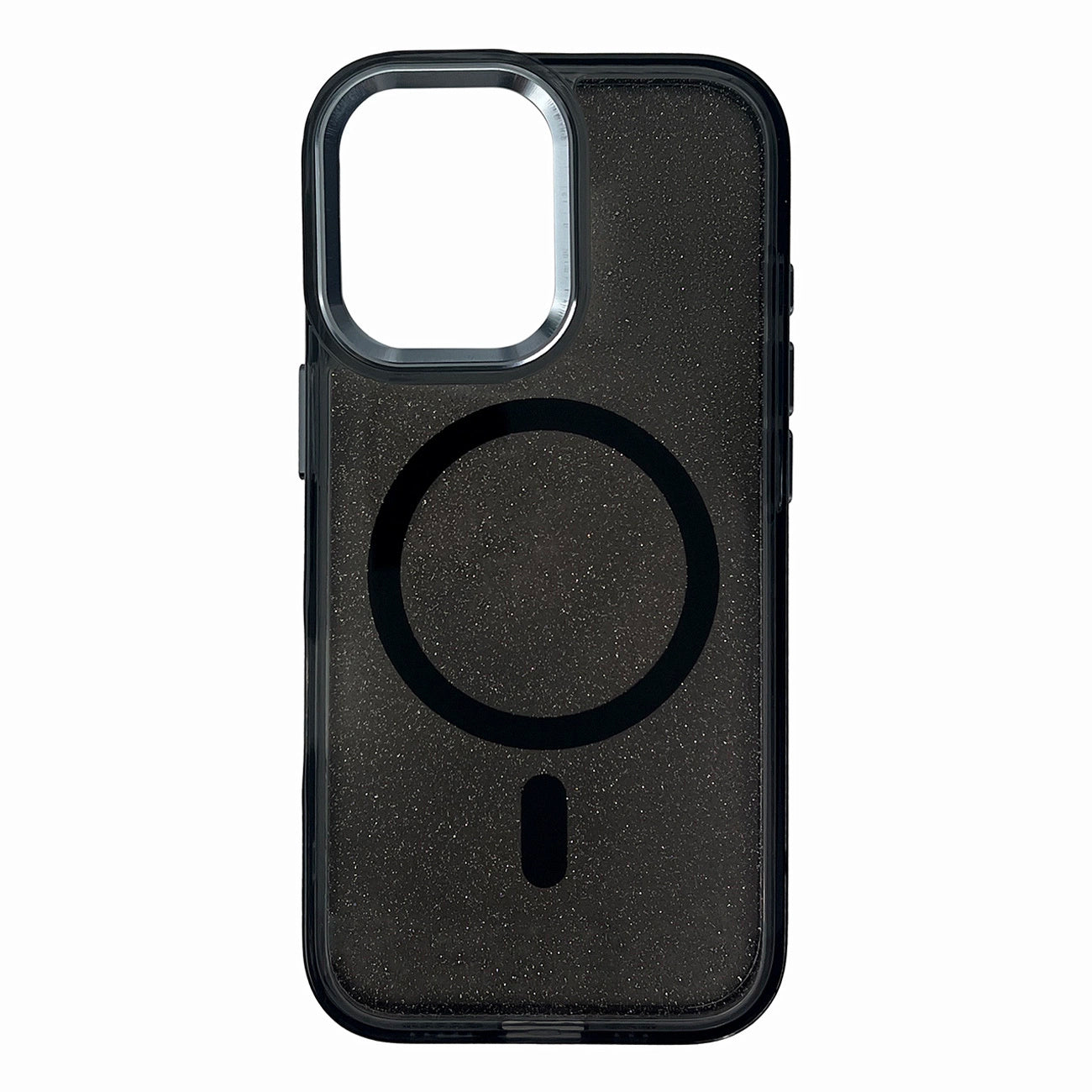 Glitter Case MagSafe for iPhone 16 Plus - black with glitter_0