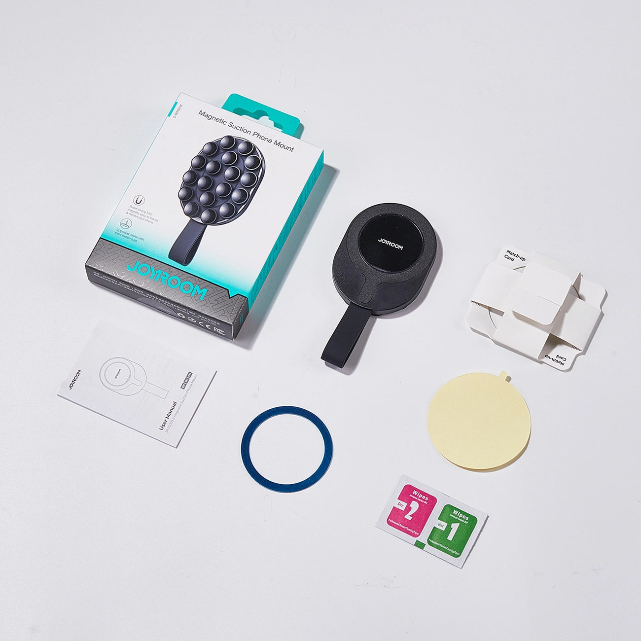 Joyroom JR-ZS393-S magnetic holder with suction cups for 4.7-7&quot; phone - black_3