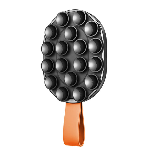 Joyroom JR-ZS393-S magnetic holder with suction cups for 4.7-7&quot; phone - black and orange_0