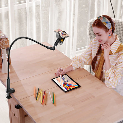 Joyroom JR-ZS389 holder with flexible arm for a desk phone - black_16