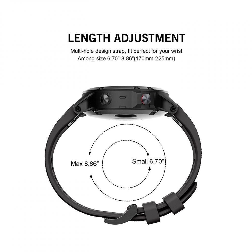 Tech-Protect Smooth case for Garmin Fenix 5 / 6 / 6 Pro / 7 - black_5