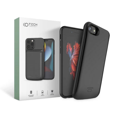 Tech-Protect Battery Pack Case for iPhone 6 / 6S / 7 / 8 / SE 2020 / 2022 with 3200mAh Powerbank - Black_0