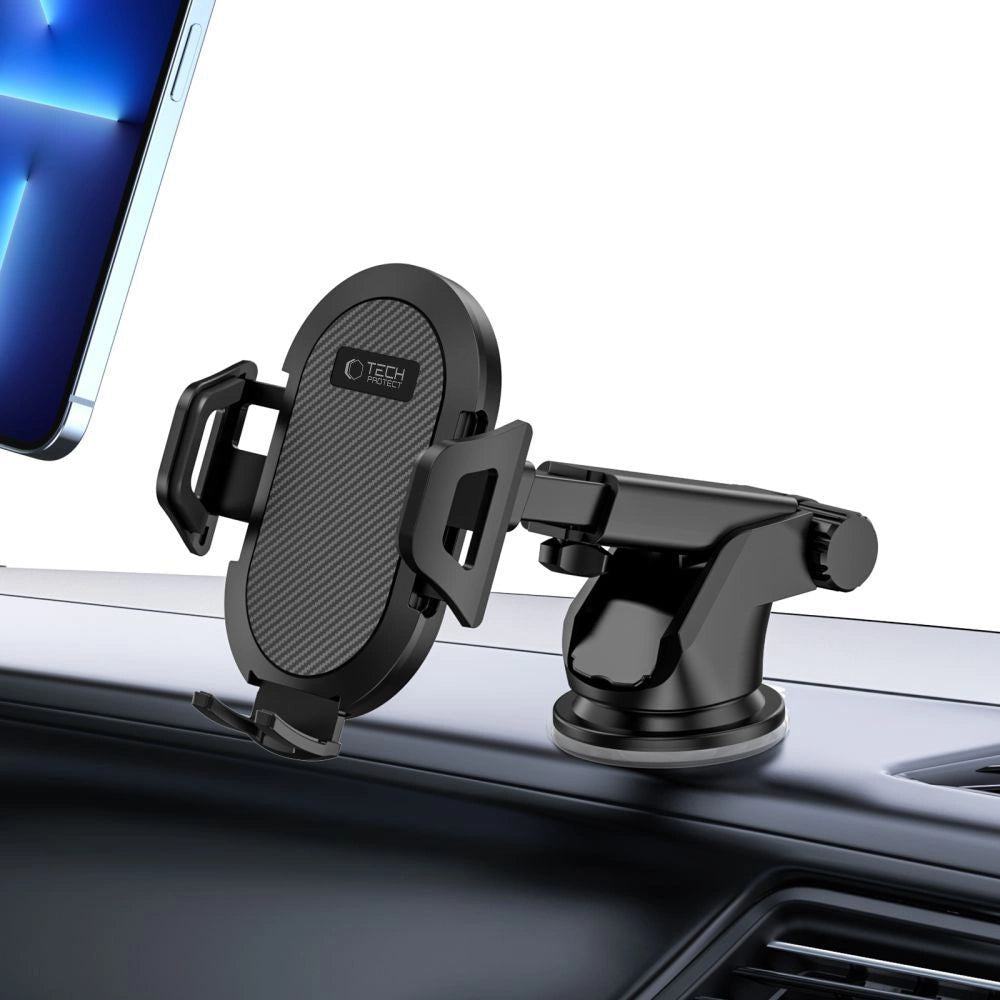 Tech-Protect V1 Car Phone Holder for Windshield/Cockpit - Black_6