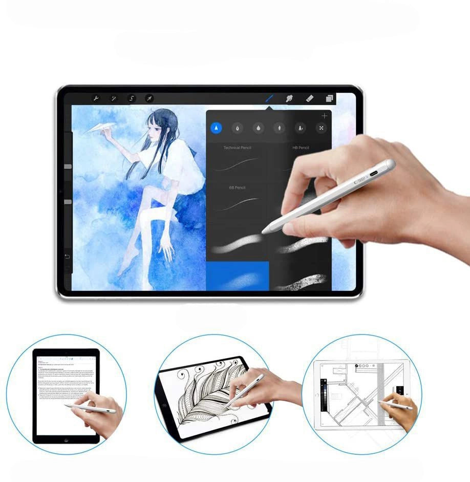 Tech-Protect Digital Stylus Magnetic for iPad - White_4