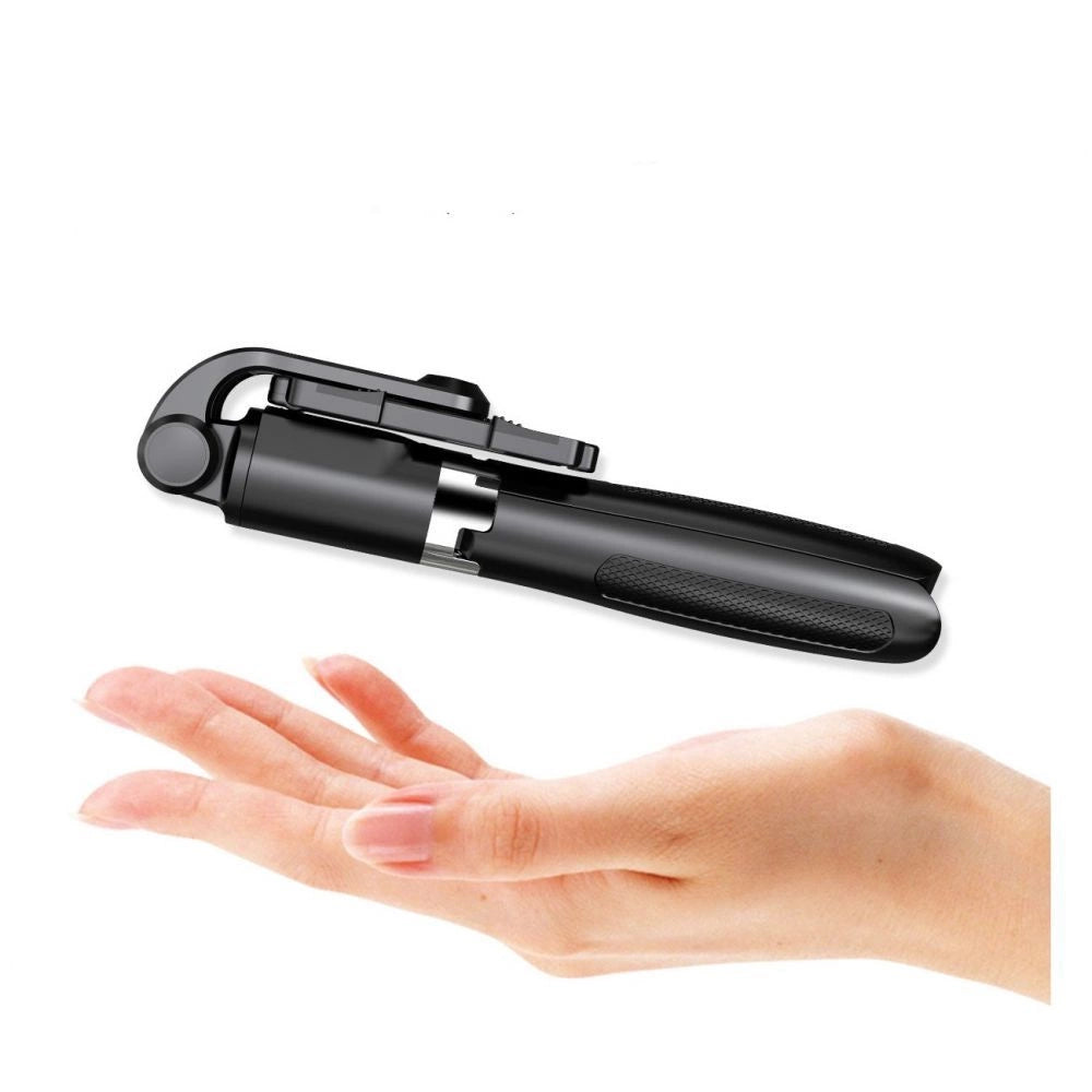 Tech-Protect L01S Bluetooth Selfie Stick with Tripod up to 70cm - Black_1