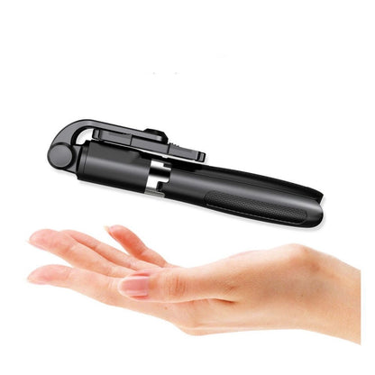 Tech-Protect L01S Bluetooth Selfie Stick with Tripod up to 70cm - Black_1