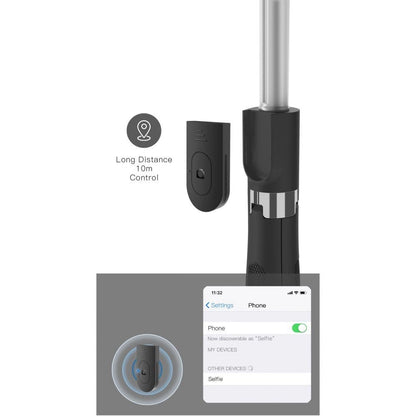 Tech-Protect L01S Bluetooth Selfie Stick with Tripod up to 70cm - Black_6