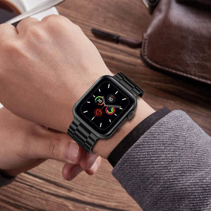 Tech-Protect Stainless Bracelet for Apple Watch 4 / 5 / 6 / 7 / 8 / 9 / SE / Ultra 1 / 2 (42/44/45/49 mm) - Black_2