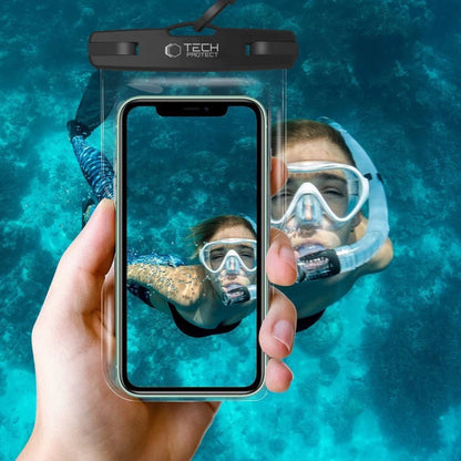 Tech-Protect UWC7 waterproof case universal for smartphones up to 6.9" - black_4