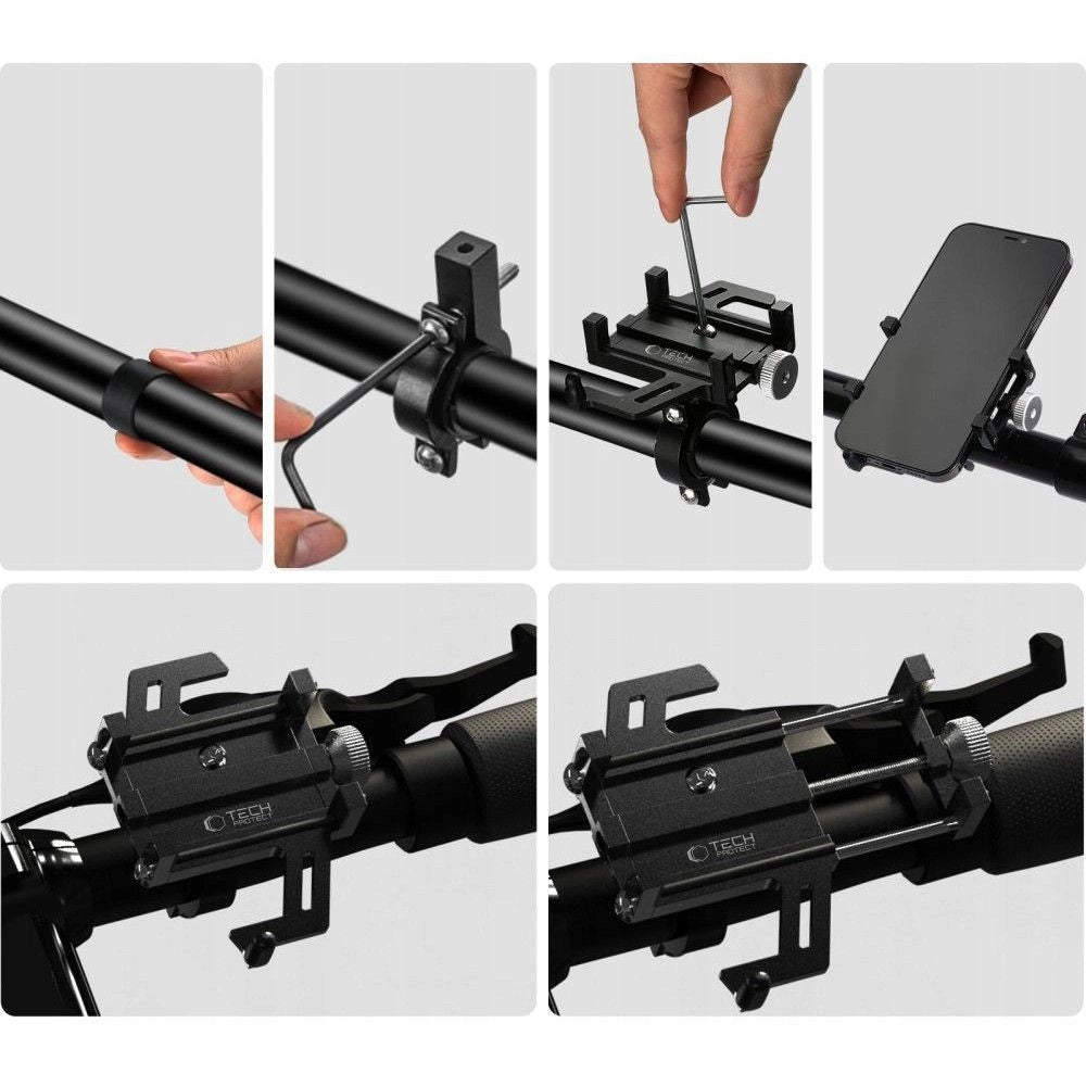 Tech-Protect V1 Universal Bike Phone Holder - Black_4