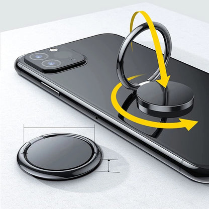 Tech-Protect Magnetic Phone Ring Holder / Ring with Stand Function - Pink_4