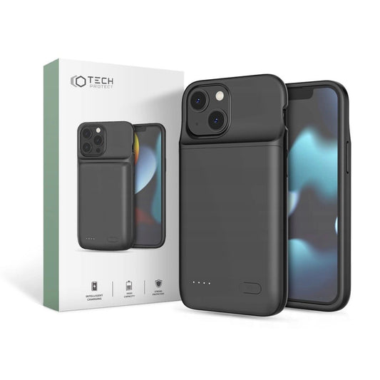Tech-Protect PowerCase for iPhone 12 mini / 13 mini with 4700mAh powerbank - black_0