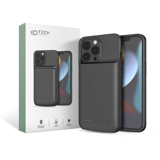 Tech-Protect PowerCase for iPhone 13 / 13 Pro with 4800mAh Powerbank - Black_0