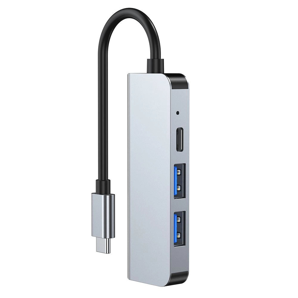 HUB Tech-Protect V2 4in1 USB-C - USB-A 3.0 / USB-A 2.0 / USB-C / HDMI - gray_2