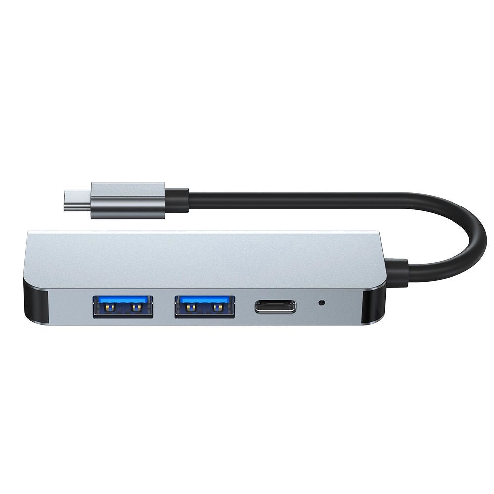 HUB Tech-Protect V2 4in1 USB-C - USB-A 3.0 / USB-A 2.0 / USB-C / HDMI - gray_6