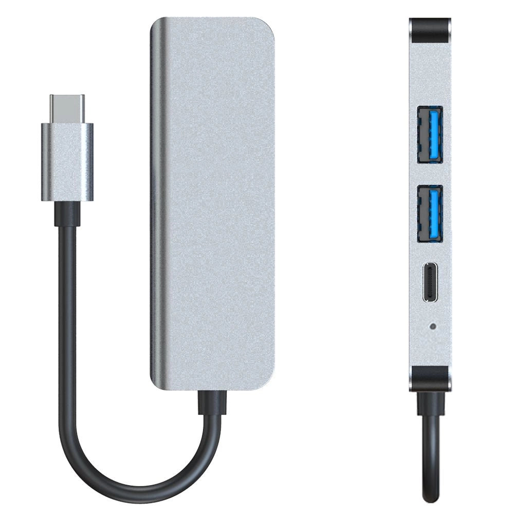 HUB Tech-Protect V2 4in1 USB-C - USB-A 3.0 / USB-A 2.0 / USB-C / HDMI - gray_7