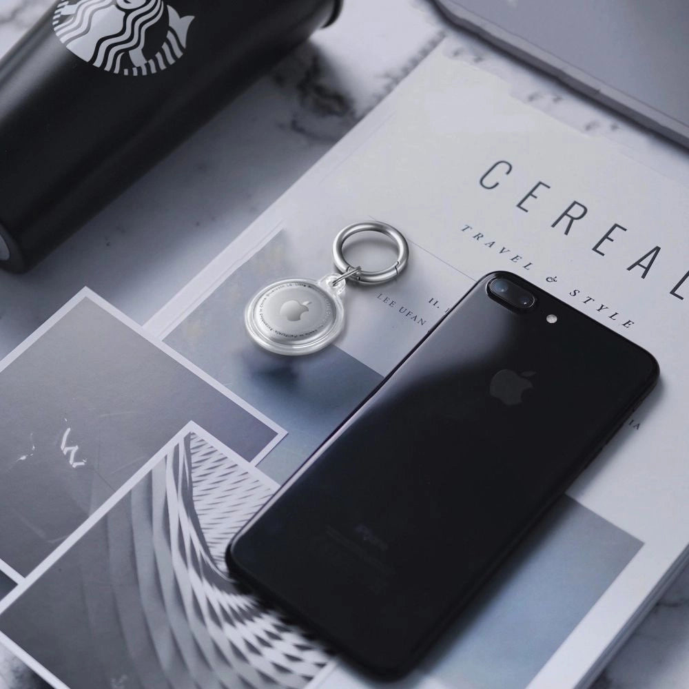 Tech-Protect Icon Case for Apple AirTag - Clear_5