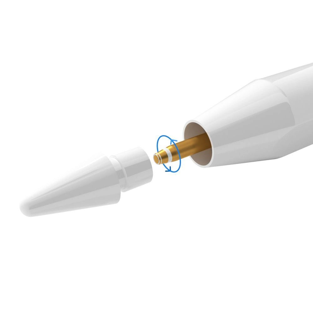 Tech-Protect Digital Magnetic Stylus Pen 2 Magnetic for iPad Tablet - White_3