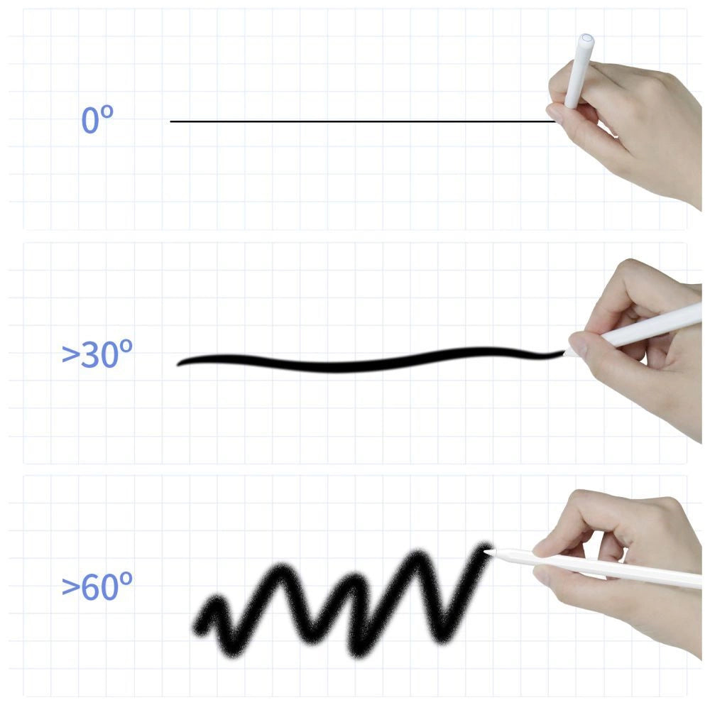 Tech-Protect Digital Magnetic Stylus Pen 2 Magnetic for iPad Tablet - White_4