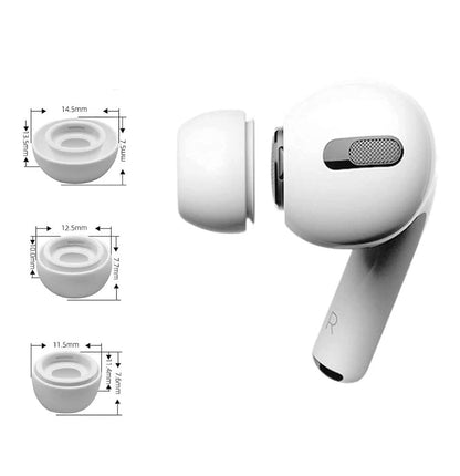 Tech-Protect Ear Tips for AirPods Pro 1 / 2 in sizes S / M / L - white (3 pcs.)_1