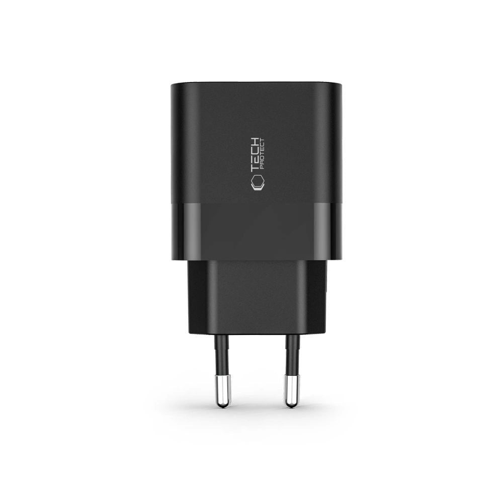Tech-Protect C30W Charger USB-C PD 30W / USB-A QC 3.0 - Black_2