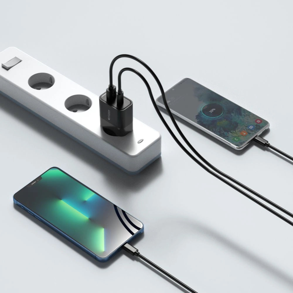 Tech-Protect C30W Charger USB-C PD 30W / USB-A QC 3.0 - Black_5