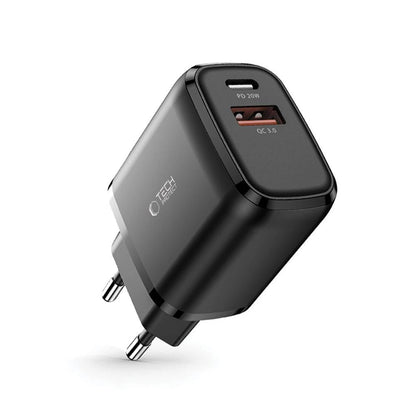 Tech-Protect C20W Charger USB-C PD 20W / USB-A QC 3.0 - Black_1
