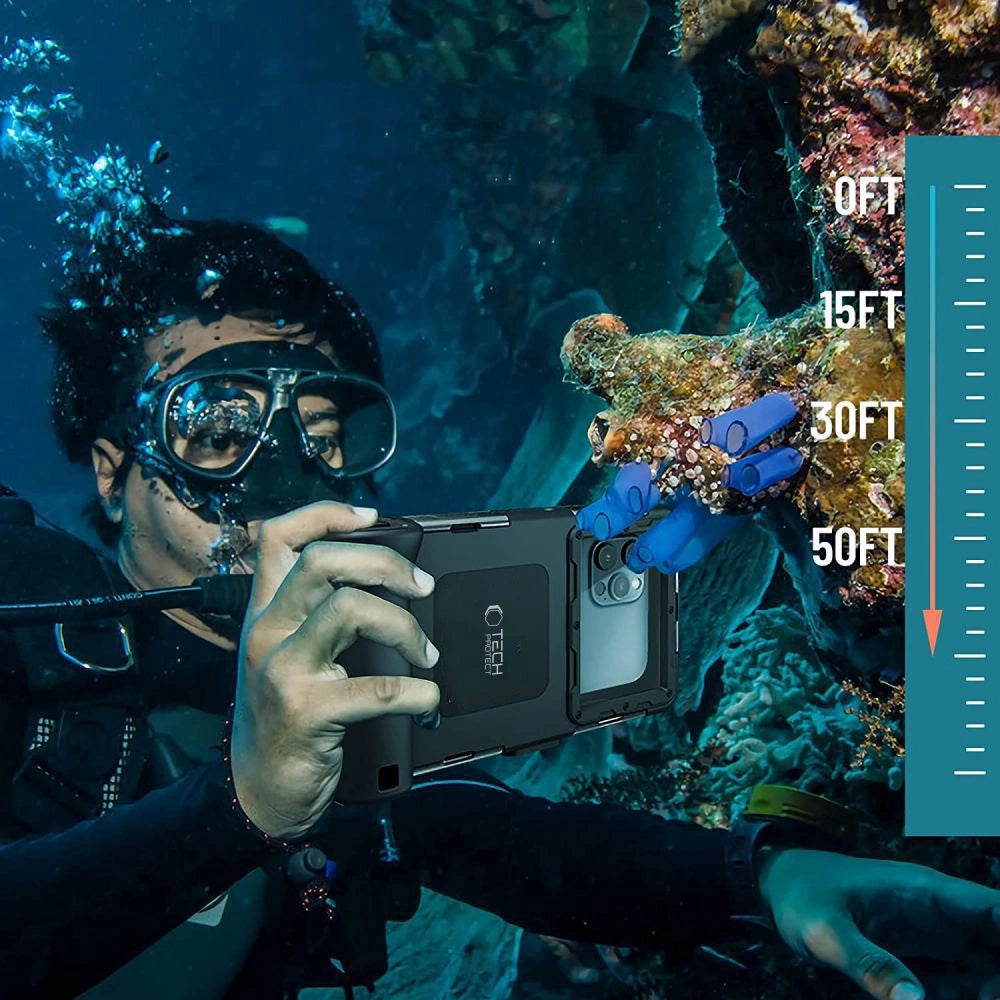 Tech-Protect Waterproof Case IPX8 for 4.7-6.7" Smartphones - Black_7