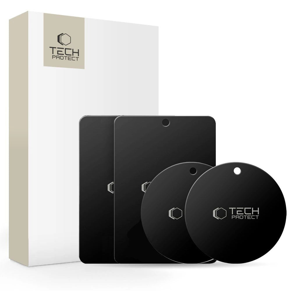 Tech-Protect MetalPlate magnetic plates for car holders - black (4 pcs.)_0
