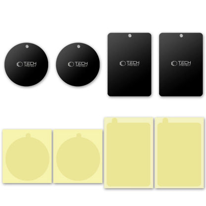 Tech-Protect MetalPlate magnetic plates for car holders - black (4 pcs.)_3