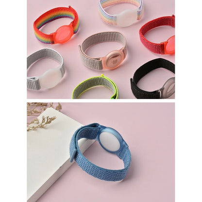 Tech-Protect Nylon Strap for Kids for Apple AirTag - Pink_3