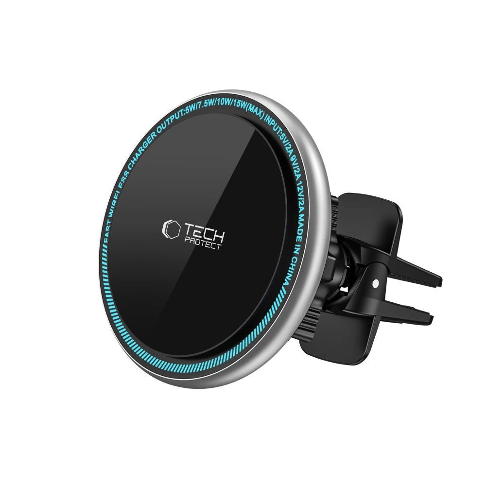 Tech-Protect A2 Car Phone Holder with MagSafe 15W Inductive Charger for Air Vent - Black_2