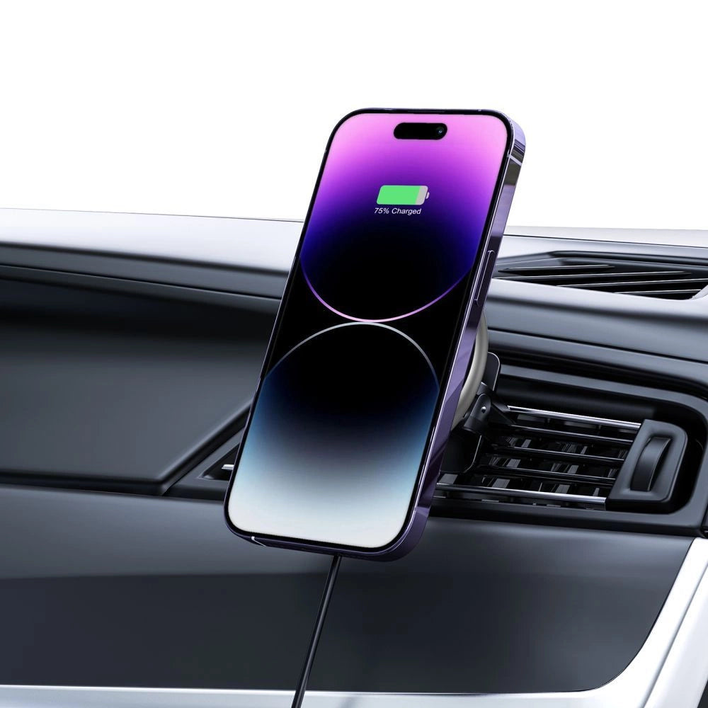 Tech-Protect A2 Car Phone Holder with MagSafe 15W Inductive Charger for Air Vent - Black_7