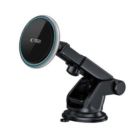 Tech-Protect A2 Car Phone Holder with MagSafe 15W Inductive Charger for Cockpit - Black_2