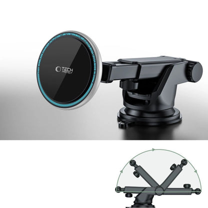 Tech-Protect A2 Car Phone Holder with MagSafe 15W Inductive Charger for Cockpit - Black_5
