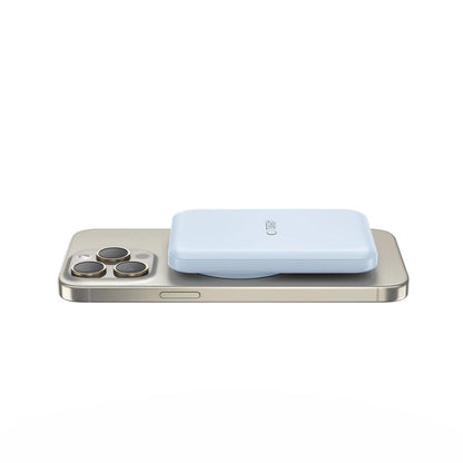 Tech-Protect LifeMag PB10 Powerbank with MagSafe 5000mAh 15W USB-C port - blue + USB-C cable_1