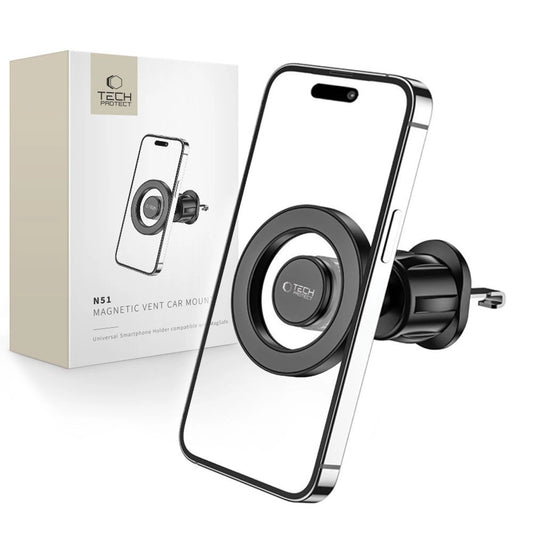 Tech-Protect N51 Car Phone Holder with MagSafe for Air Vent - Black_0