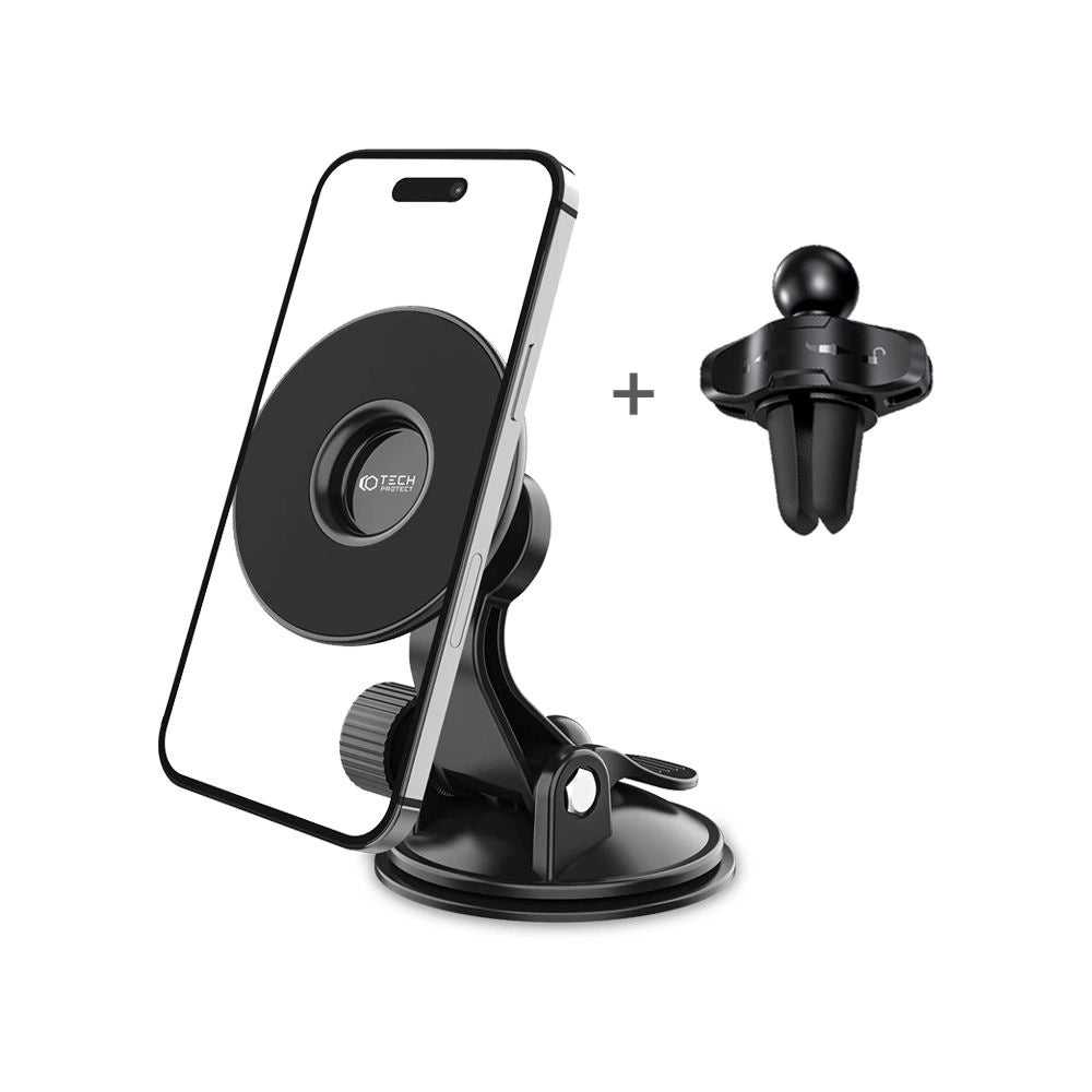 Tech-Protect N50 MagSafe Car Magnetic Phone Holder for Cockpit/Air Vent - Black_1
