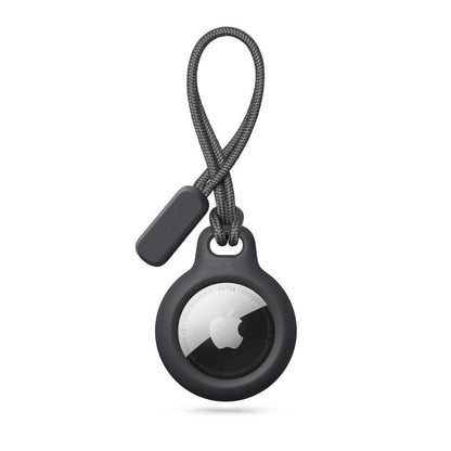 Tech-Protect Rough Chain Case for Apple AirTag with Pendant - Black_0