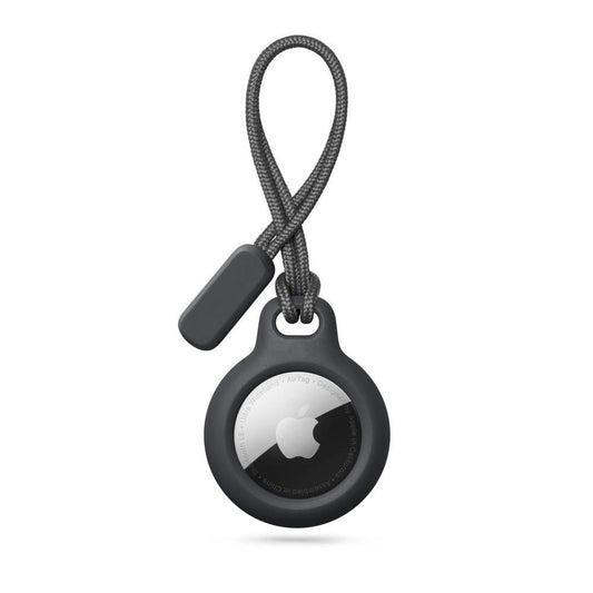 Tech-Protect Rough Chain Case for Apple AirTag with Pendant - Black_0