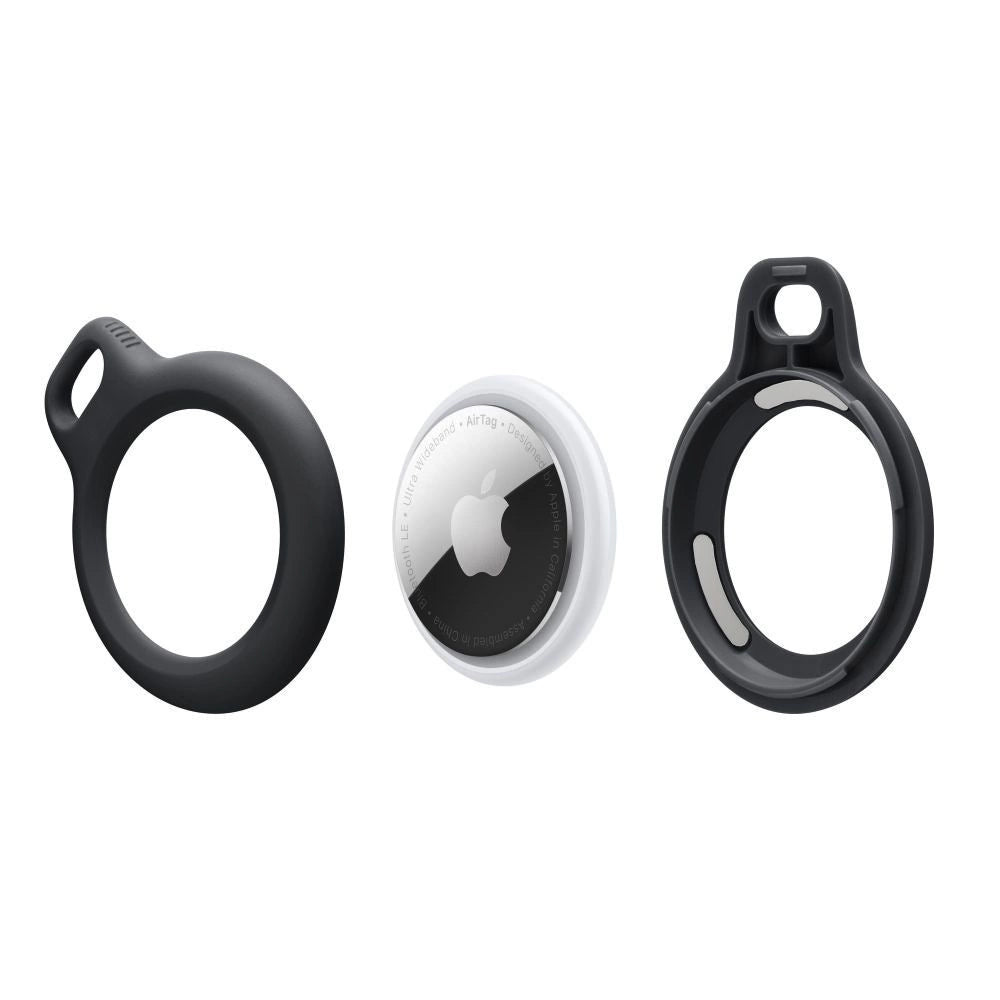 Tech-Protect Rough Chain Case for Apple AirTag with Pendant - Black_2