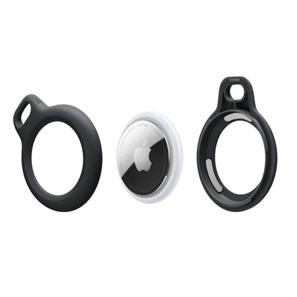 Tech-Protect Rough Chain Case for Apple AirTag with Pendant - Black_2