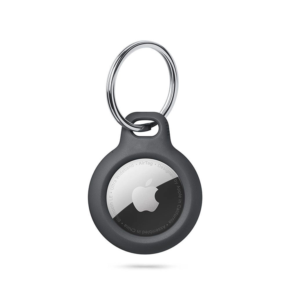 Tech-Protect Rough Case for Apple AirTag with Ring - Black_0