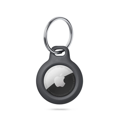 Tech-Protect Rough Case for Apple AirTag with Ring - Black_0